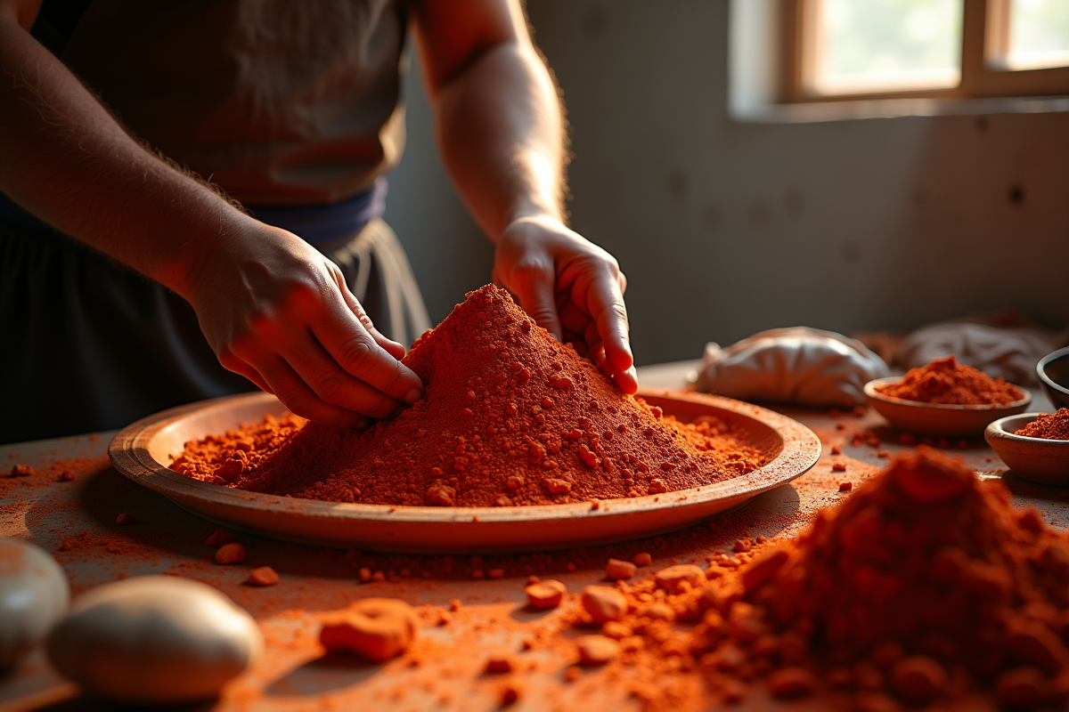 Fabrication de peinture rouge naturelle : méthodes et astuces