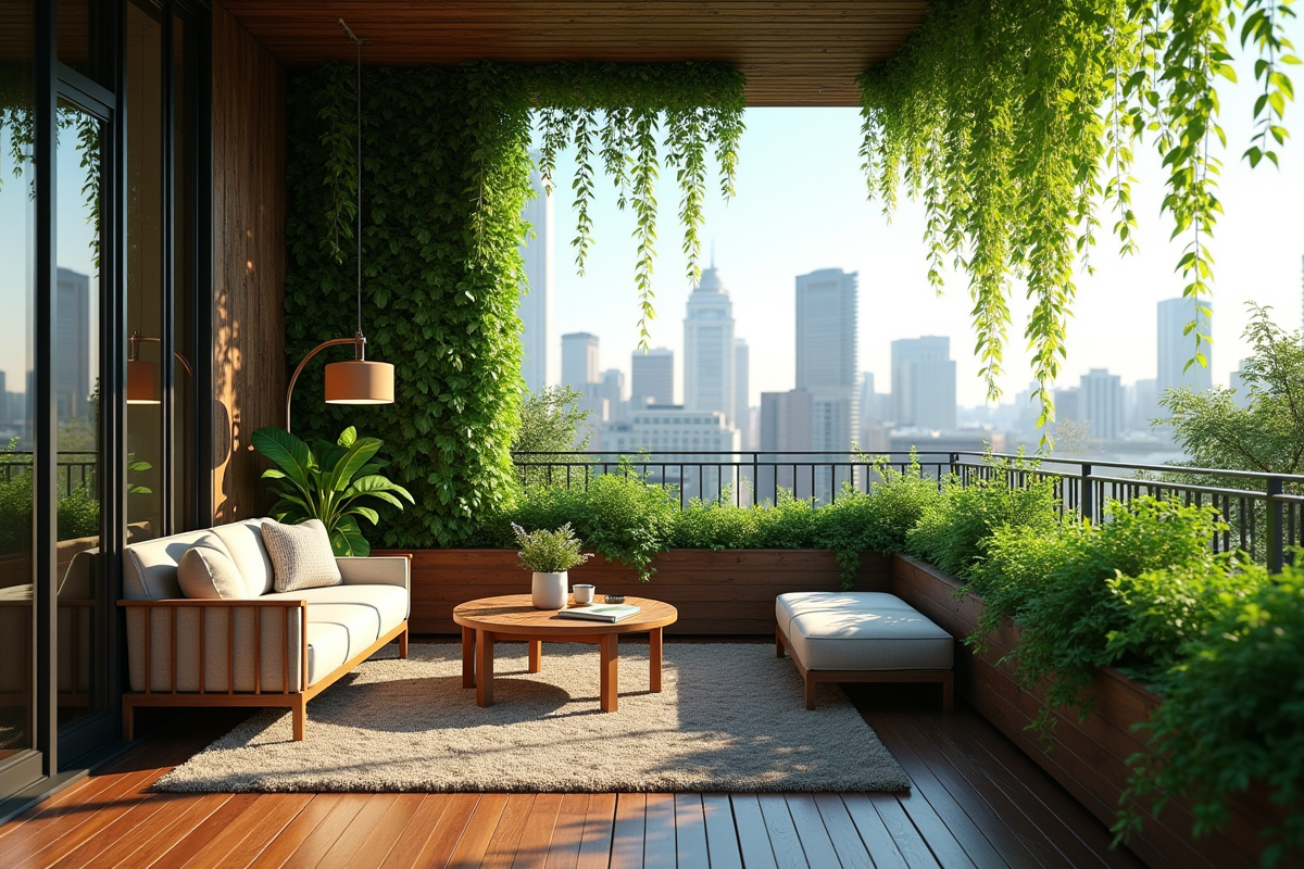 balcon plantes